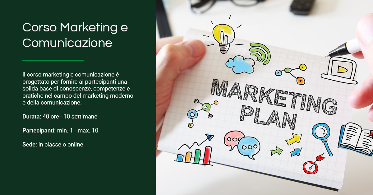 Corso Marketing e comunicazione