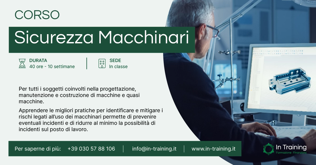 Corso sicurezza macchinari - In Training