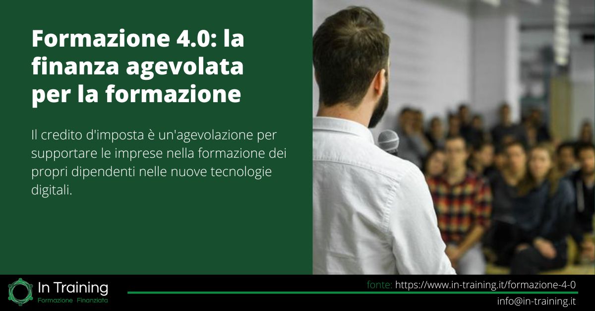 Forma i tuoi dipendenti con la Formazione 4.0 - In Training