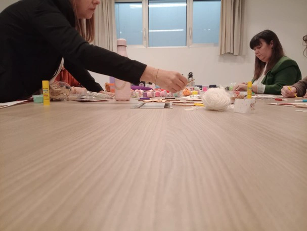 Team Building le ragazze che stanno facendo il percorso - In Training