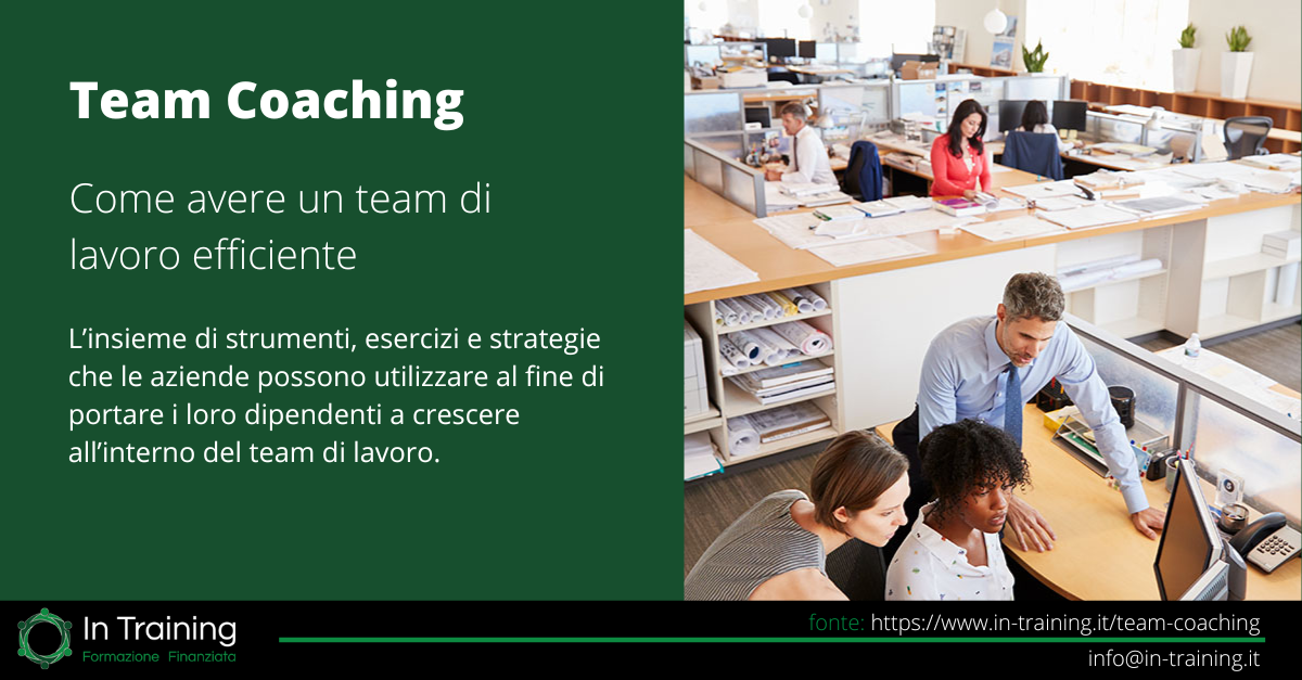 Migliora la tua impresa con il Team coaching - In Training