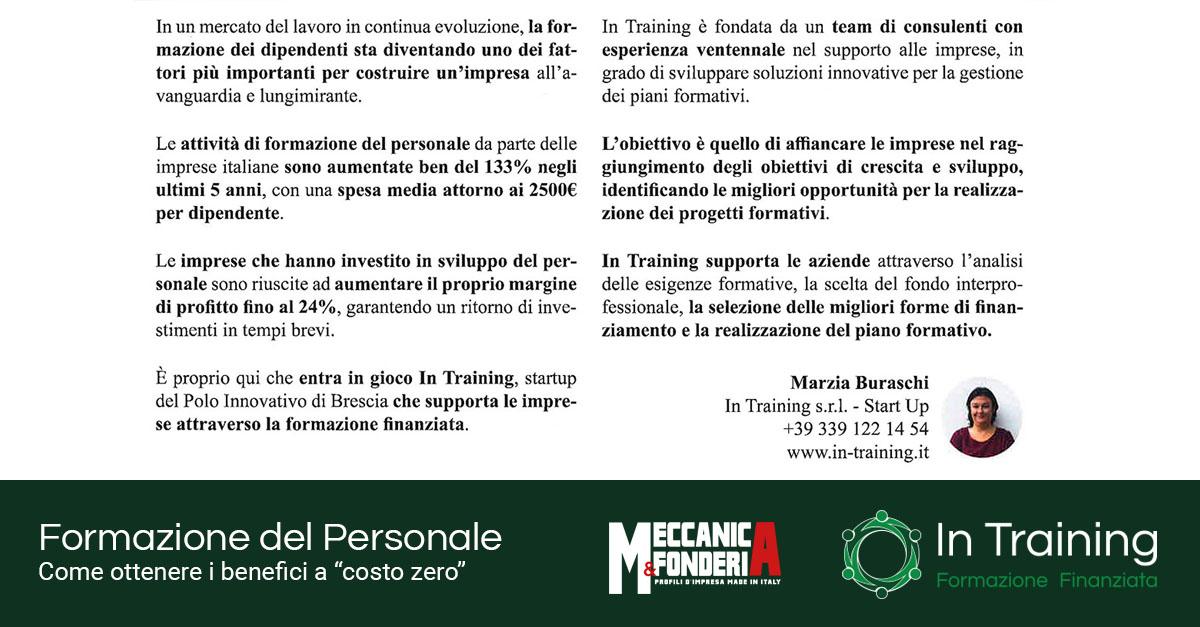 Parlano di Noi: Meccanica e Fonderia 2022