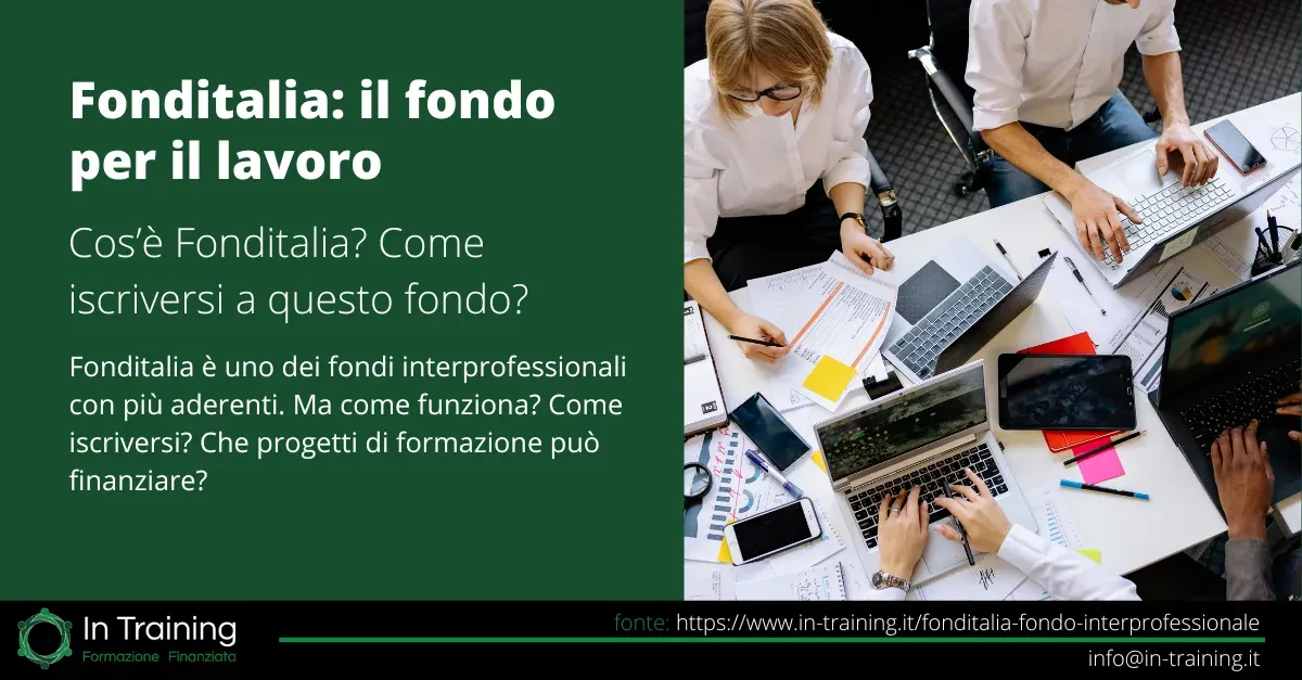 Fonditalia: il fondo per il lavoro